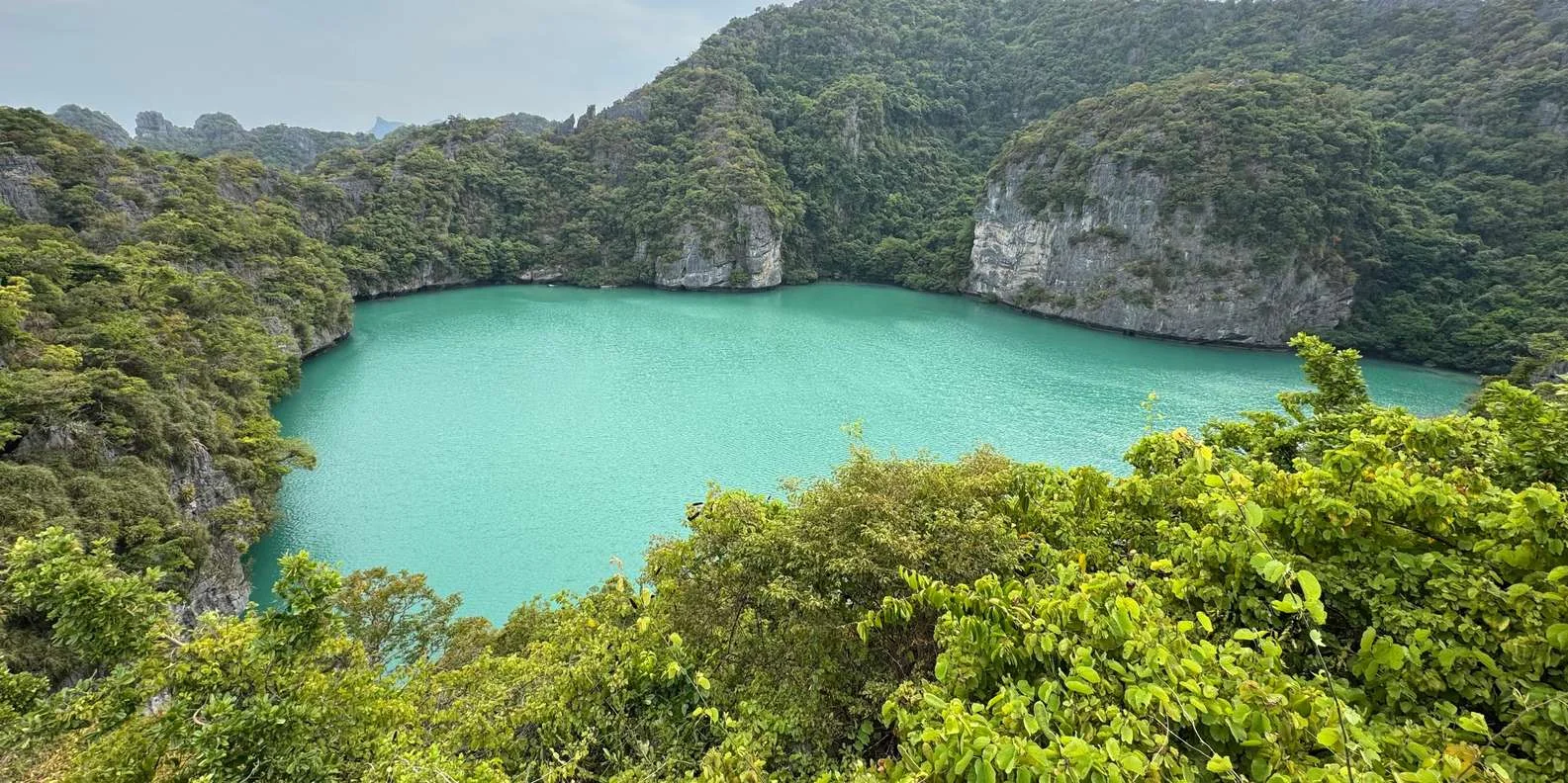 Hiking to the breathtaking Wua Ta Lap viewpoint in Ang Thong Marine Park